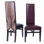 Glasgow leather dining chairs